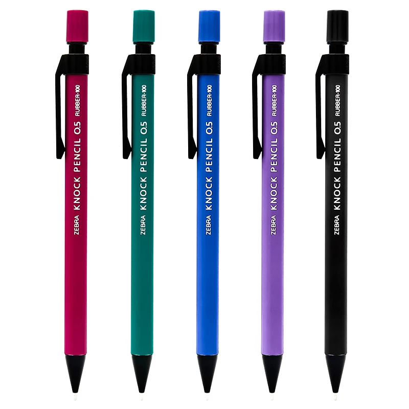 Японский карандаш Zebra Knock классический матовый шестигранный автоматический 0 5 мм