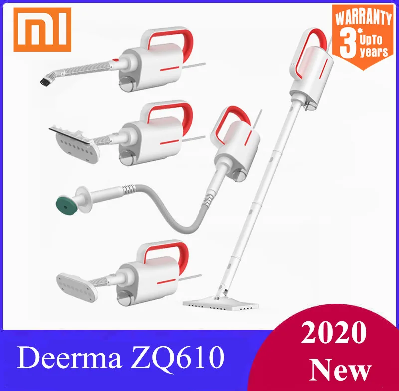 Ручной Электрический пароочиститель Deerma ZQ600 ZQ610 с функциями пароочистка пола 5