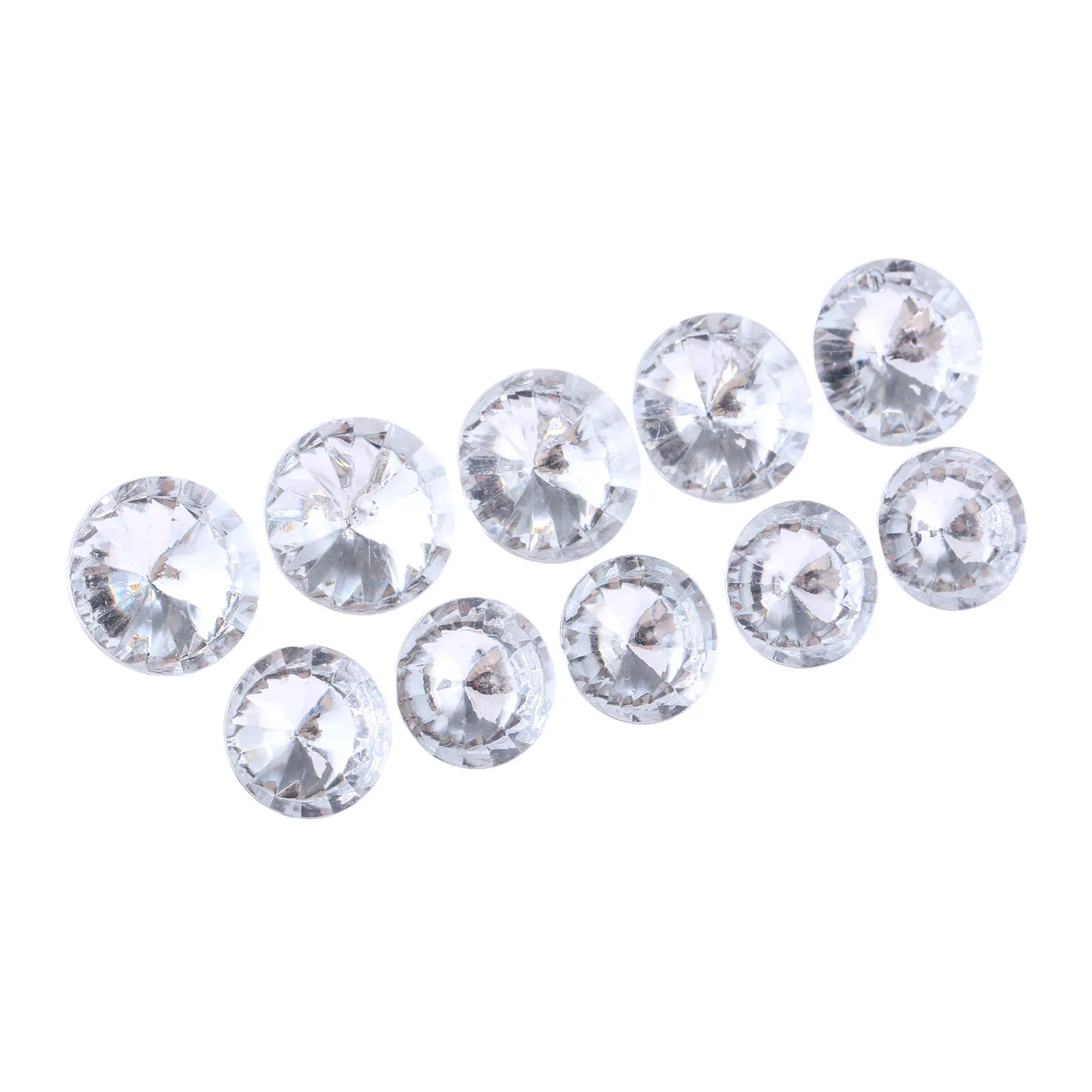 10 шт. Кристалл Rhinestone акриловый, со стразами пуговицы для обивки с фокусным расстоянием 25 мм/30 мм обивка для дивана стенка изголовья Декор швейная фурнитура