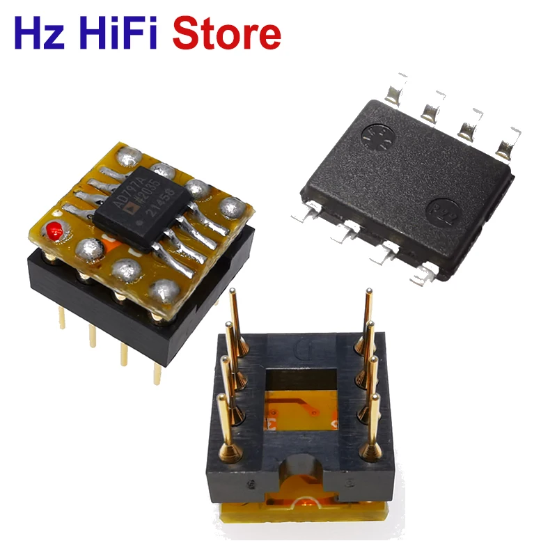 

Двухканальный операционный усилитель HiFi AD797 SOPTo DIP, оригинал США ADI, Тайвань, AD797A, Сверхнизкие искажения, сверхнизкий уровень шума, операционный усилитель, 1 шт., 100%