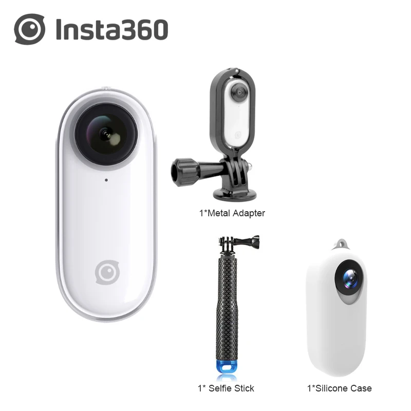 Insta360 GO новая Экшн-камера AI с автоматическим монтажом без рук Insta 360 Go самая маленькая стабилизированная камера для iPhone и Android - Цветной: set5