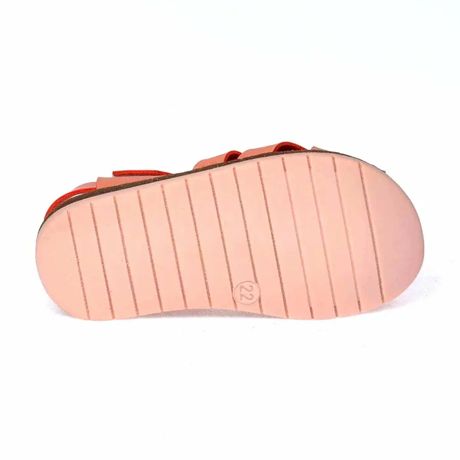 

Kids Sandals Cute Bebe Kiko Lf 2262-71 Orthopedic Baby Girl Sandals Slippers Salmon