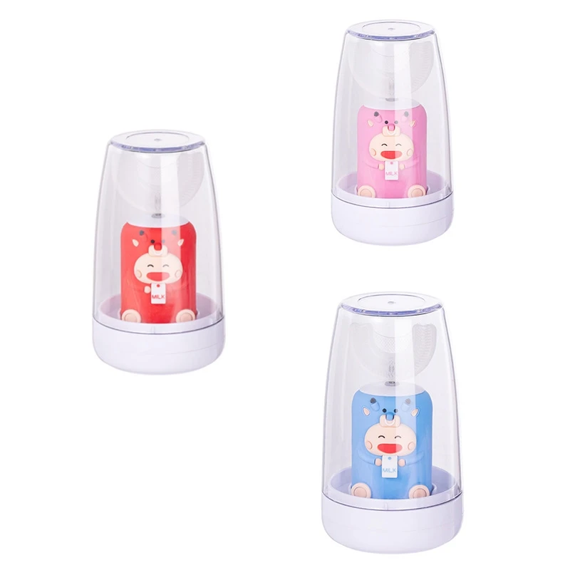 

Baby Intelligent Ultrasonic Toothbrush U-Shaped Cartoon Electric Full-Automatic Whitening U-Shaped Tooth Cleaner