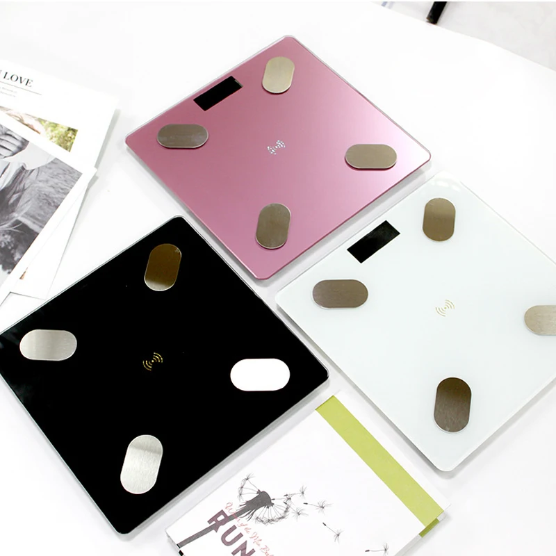 

Body Fat Floor Scale Bathroom Smart Scale Wireless Digital Weight Body Composition Analyzer With Smartphone App Bluetooth