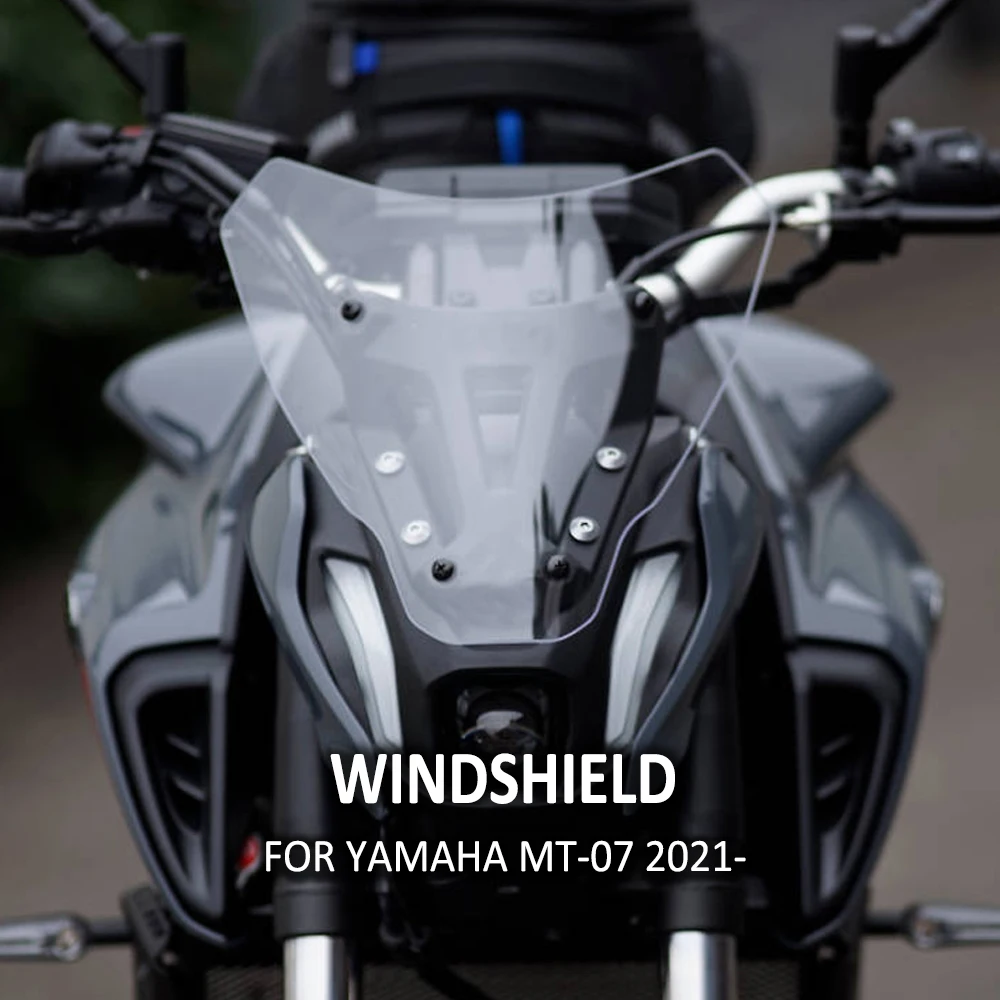 

Новые детали для мотоциклов, акриловое ветровое стекло, ветровое стекло, ветрозащитный экран, экран дефлектор для Yamaha MT-07 MT07 MT 07 2021-