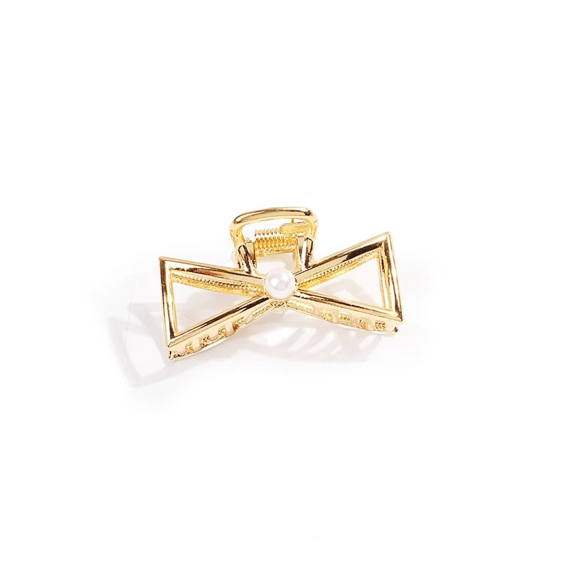 9 Styles Geometric Hair Claw For Women Girls Clamps Hair Crab Metal Gold Hair Clip Claw Accessories Hairpins Ornament - Цвет: 4