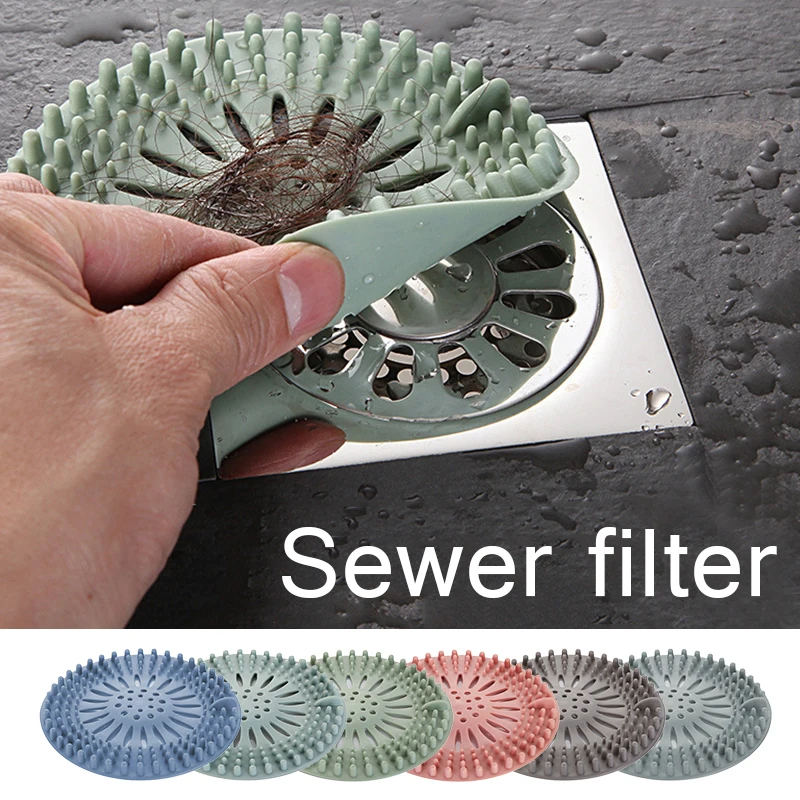 

Раковина канализация фильтр для душа, сливные фильтры, пробка для ванны, силиконовая крышка для раковины, захват волос, универсальный напол...