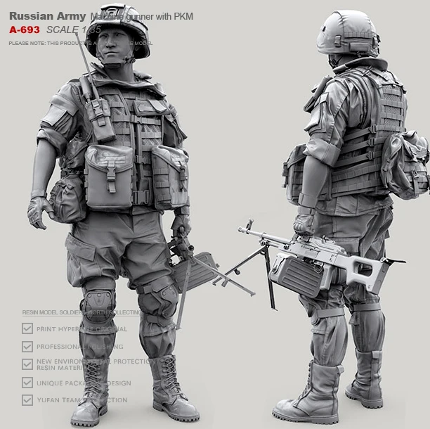 

1/35 Resin model kits figure colorless and self-assembled A-693