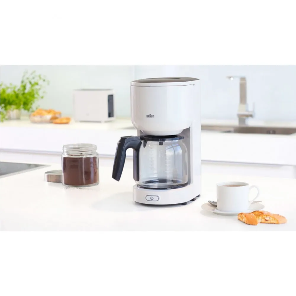 Кофеварка Braun KF 3100 WH|Кофеварки| |
