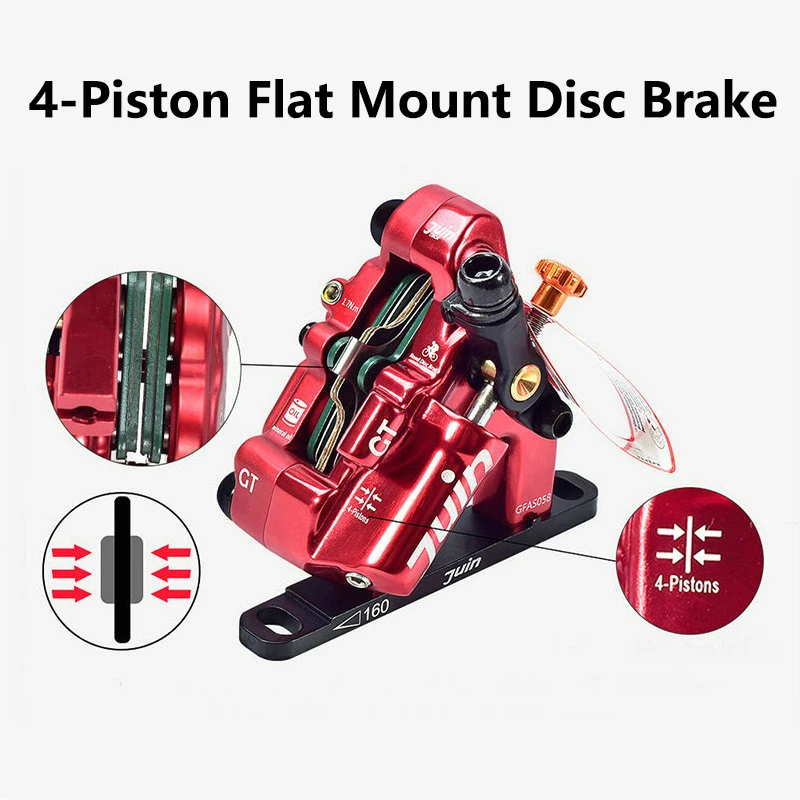 4-поршневой Гибридный дисковый тормоз для шоссейного велосипеда | Спорт и