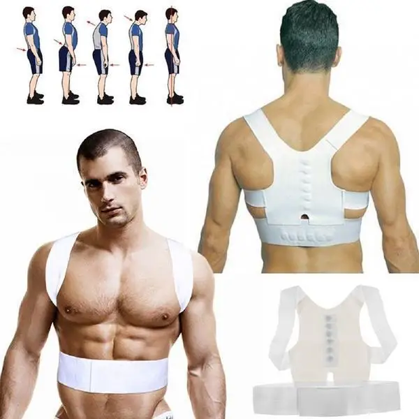 

Medical Adjustable Clavicle Posture Corrector Men Woemen Upper Back Brace Shoulder Lumbar Support Be