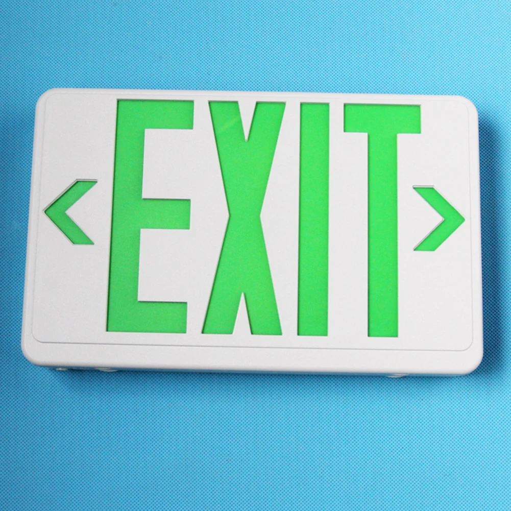 

Letter Compact Multifunctional Led Exit Sign Light Safe Electric Indicator Emergency Lamp Illuminated With Battery Backup