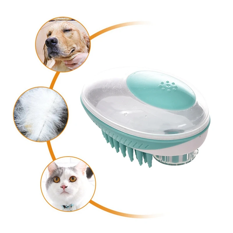 Щетка для мытья кошачьего мыла резиновая щетка ванной домашних животных