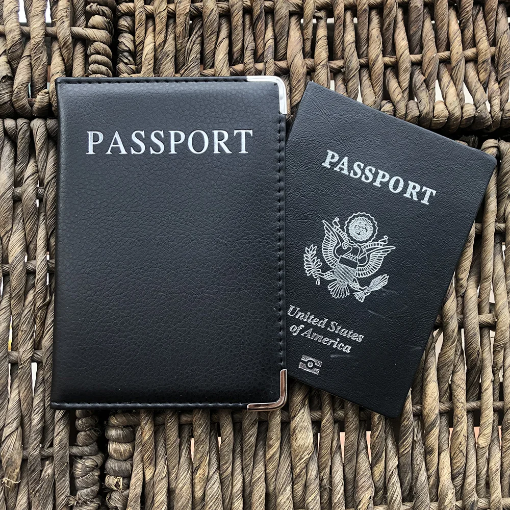 

Custom Name Cute Passport Cover for Worldwide Women Covers on The Passports Femme Traval Pu Leather Passport Holder Pink