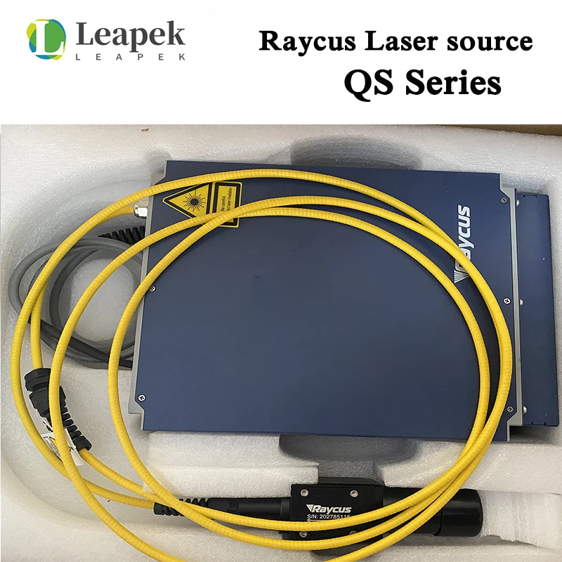 Импульсный оптоволоконный лазерный источник QS Raycus 20-50 Вт защитный разъем для