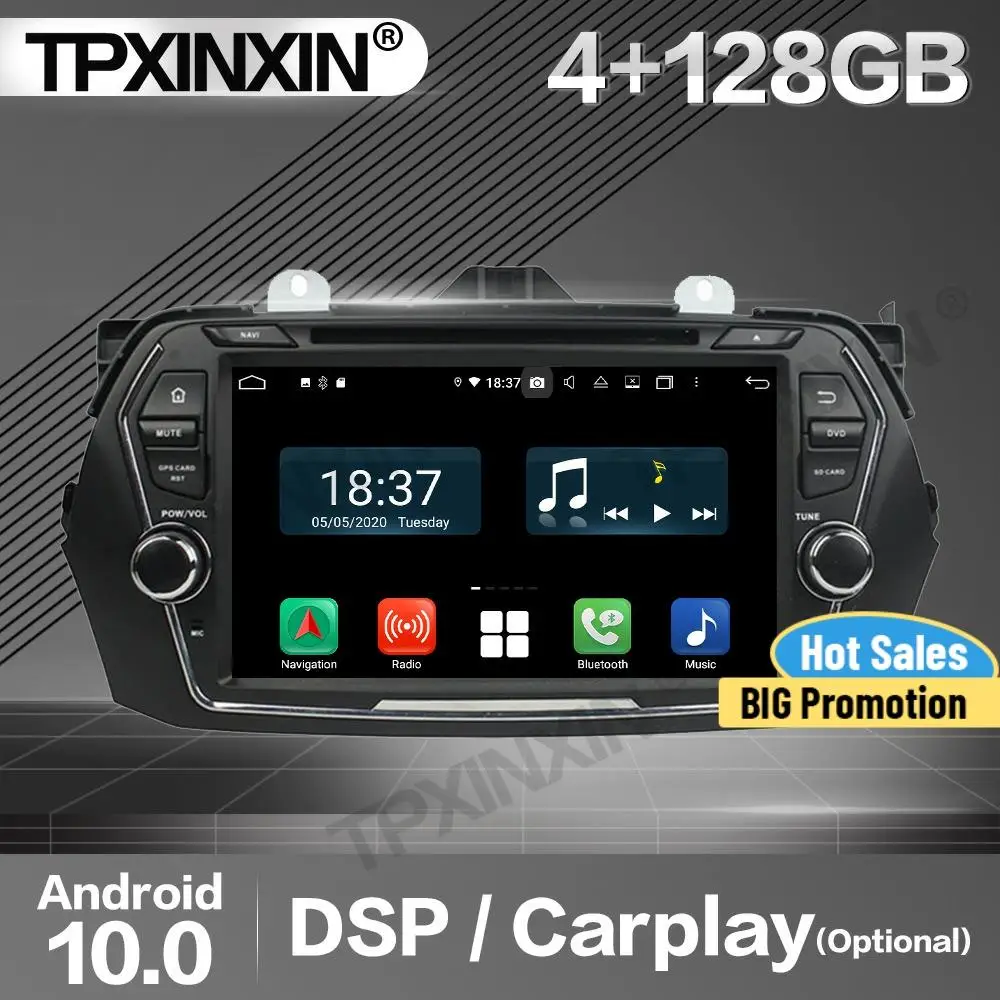

128G Carplay Car Radio 2 Din Stereo Receiver Android For Suzuki Ciaz Alivio 2015 2016 2017 2018 GPS Navi Player Audio Head Unit