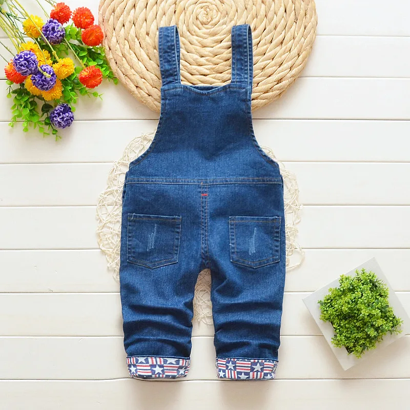 Джинсовый комбинезон для маленьких мальчиков с длинными брюками | Мать и ребенок