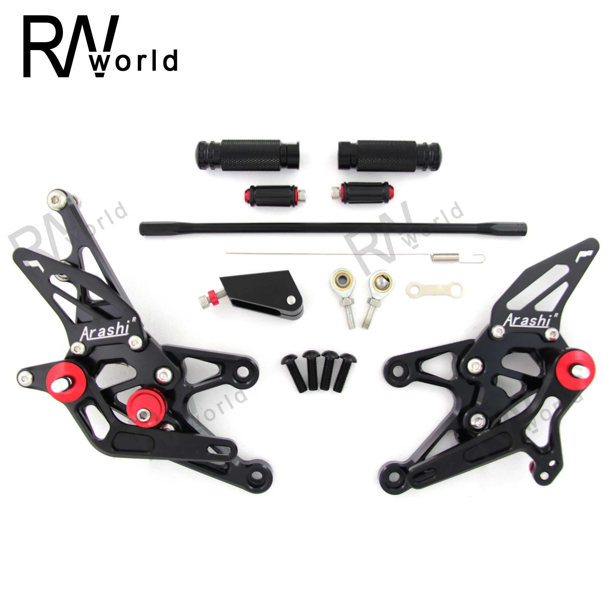 Мотоциклетная задняя подставка для ног YAMAHA YZF R1 07-08 ЧПУ алюминиевая регулируемая