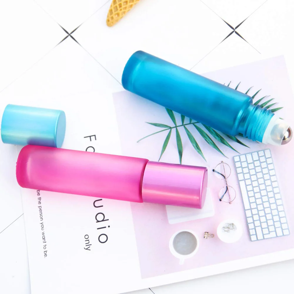 

1 Set of 10ml Perfume Bottles Refillable Roller Bottles Cosmetic Bottles