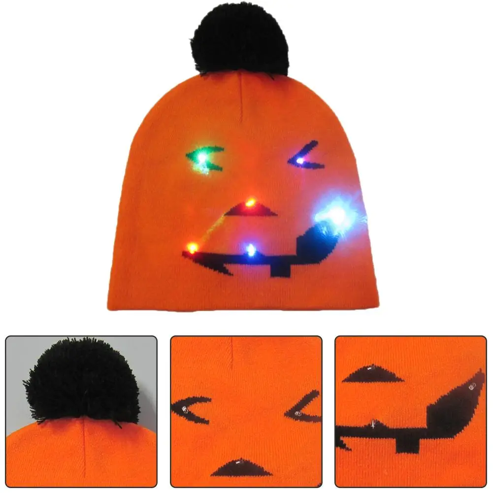 Светодиодная шапка для Хэллоуина светильник заная светящаяся шапочка новинка