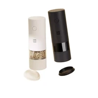new youpin huohou 5 in 1 adjustable electric pepper salt spice mill grinder seasoning kitchen tools grinding for cooking