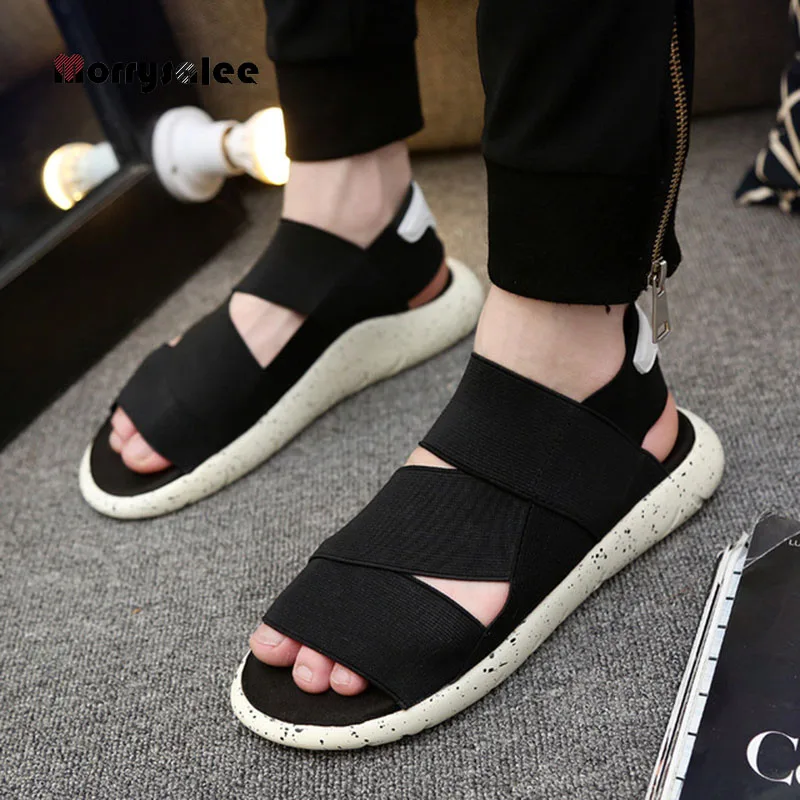 2022 Summer Outdoor Beach Men Sandals Men Comfortable Sandals Man's Beach Slippers Non-Slip Soft Rubber Men's  Shoes