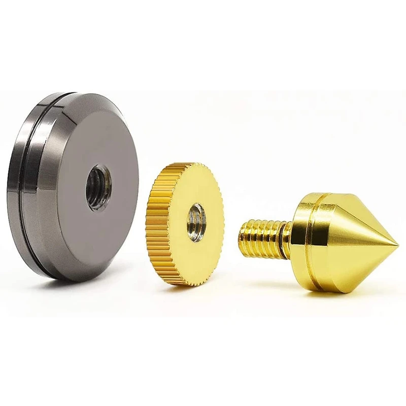 Набор № 8 Золотой акустические шипы Динамика сабвуфера CD без усилителя