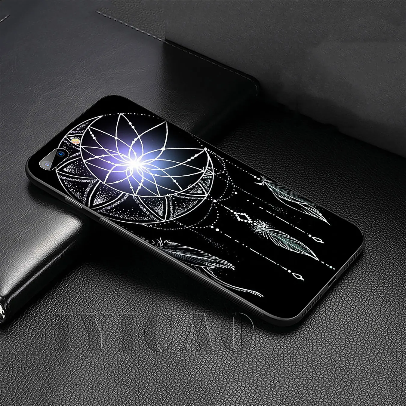 IYICAO Gold moon and Sun Aesthetic Soft Silicone Cover Case for iPhone 11 Pro XR X XS Max 6 6S 7 8 Plus 5 5S SE Black Phone |