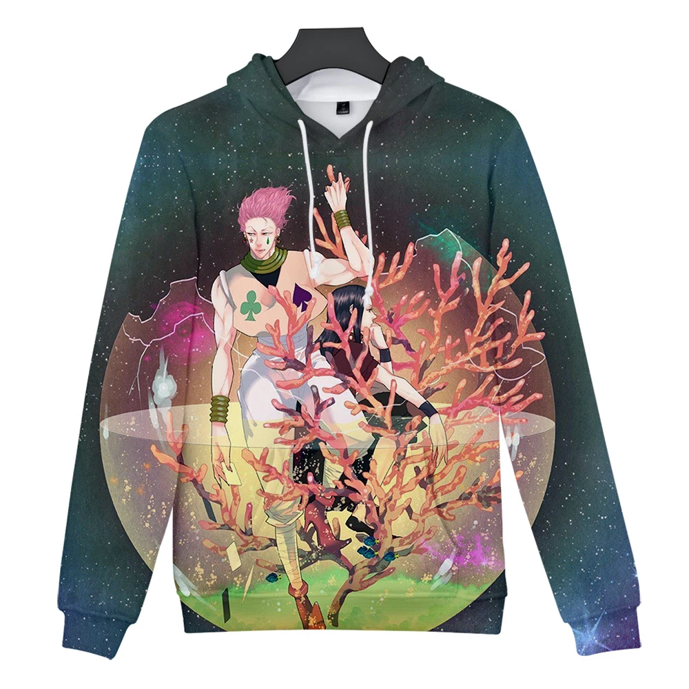 Толстовка Hisoka 3D для мужчин и женщин осенняя толстовка модные толстовки в стиле
