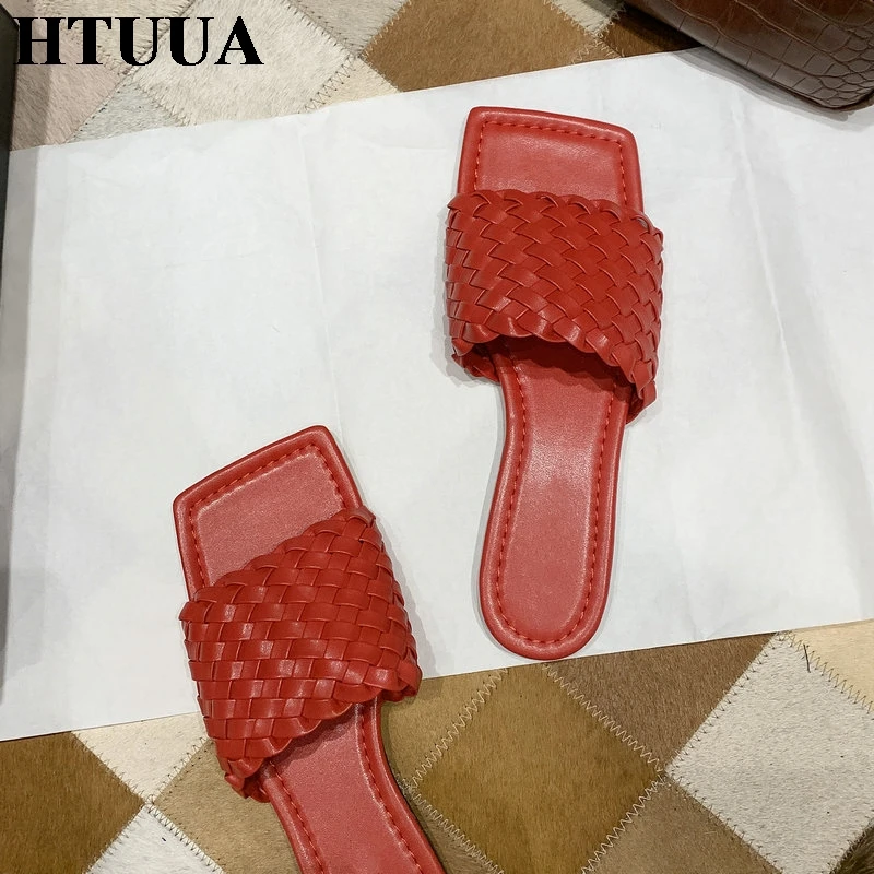 HTUUA/Новинка 2020 года Летние женские шлепанцы Модные прозрачные без задника на