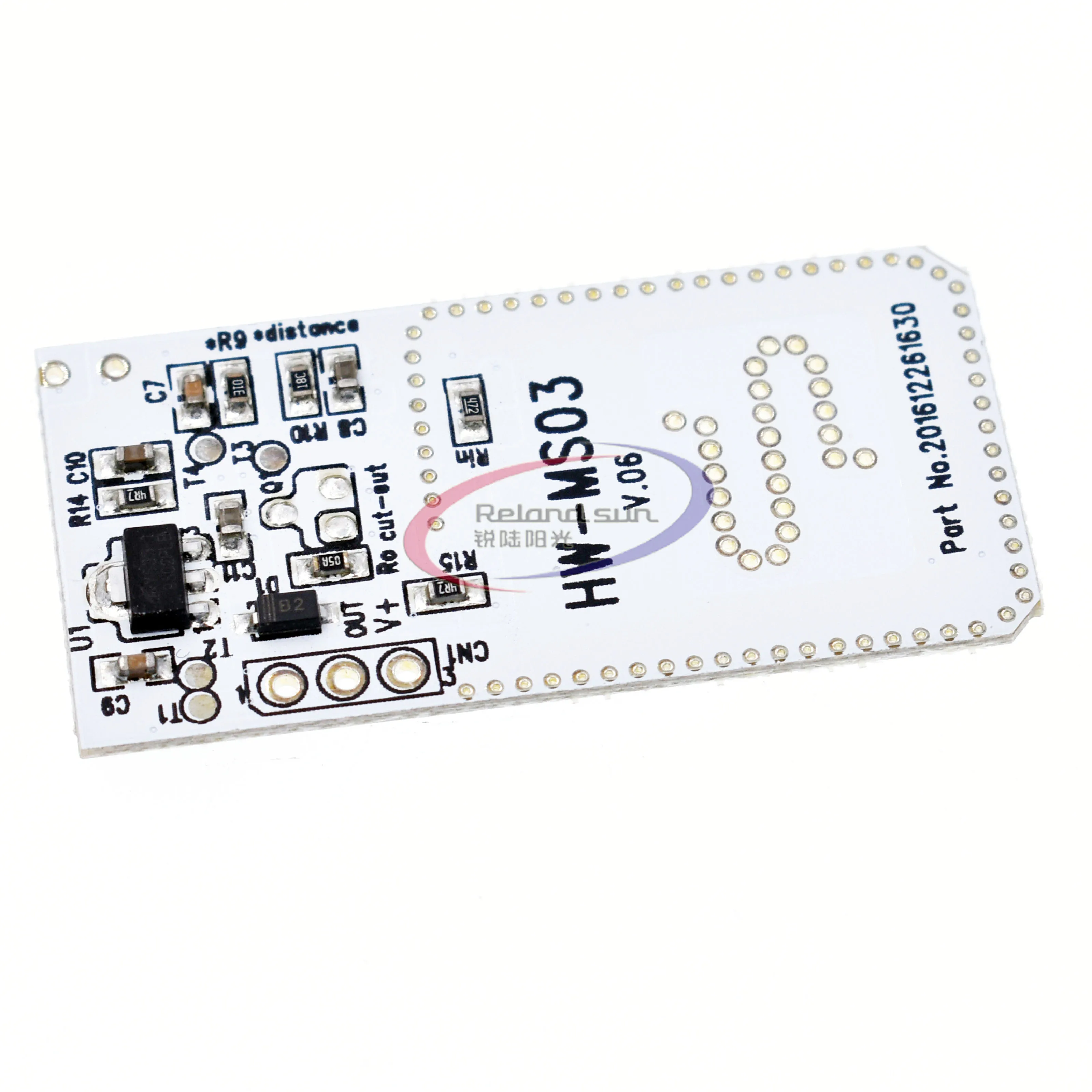 HW-MS03 High Performance 24GHz Radar Sensor The Latest Microwave Radar Module Small Size Mixture Electric Sensors Module Board
