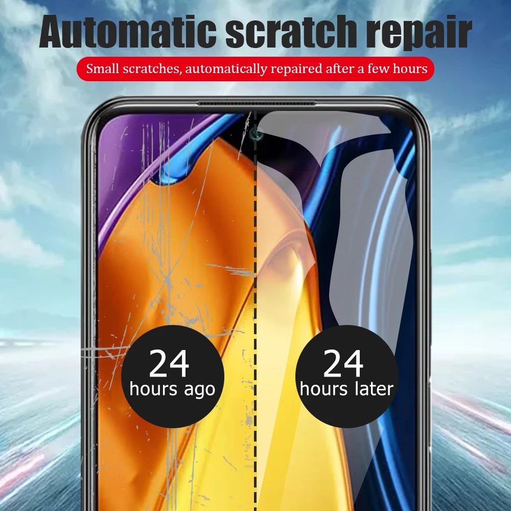 

poco m3 pro 5g hydrogel film for xiaomi poco m3 m 3 pro 5G pocom3pro camera front back screen protector poxo poko m3 glass film