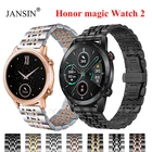 Металлический ремешок для Huawei Honor Magic Watch 2, браслет из нержавеющей стали для Honor magic Watch 2 46 мм 42 мм