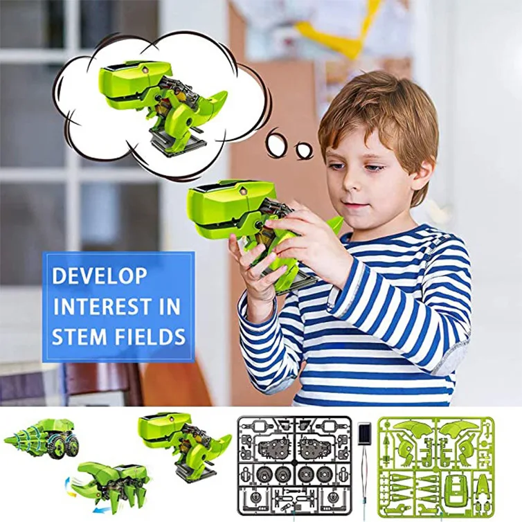Stem Toys 3 In 1 Educational Solar Robot Science Kit Powered Blocks For 8-10 Years Old Boys | Игрушки и хобби