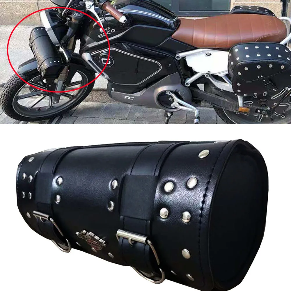 

Motorcycle Saddlebag Front Fork Bag For Super SOCO TC TS