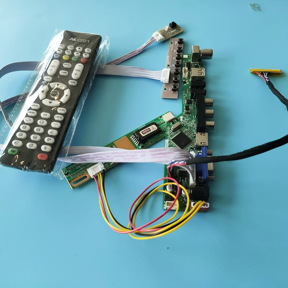 

Kit For LTN154P3-L01/L02/L05 30Pin 1680x1050 15.4" TV controller board LCD display 1CCFL LVDS VGA AV USB RF HDMI-compatible 60HZ