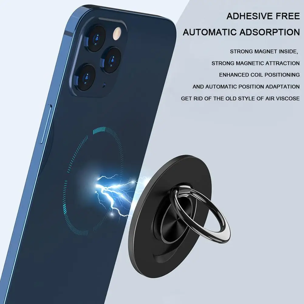 Магнитный базовый кронштейн для iPhone 12 Pro Max Mini Socket Pad Для magsafe без захвата пальцами