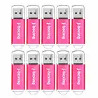 USB флеш-накопители J-boxing объемом 512 Мб, 10 шт. в упаковке, 256 Мб, маленькая емкость, 64 Мб, флеш-накопители 128 Мб, флеш-накопители на молнии объемом, USB-накопитель розового цвета