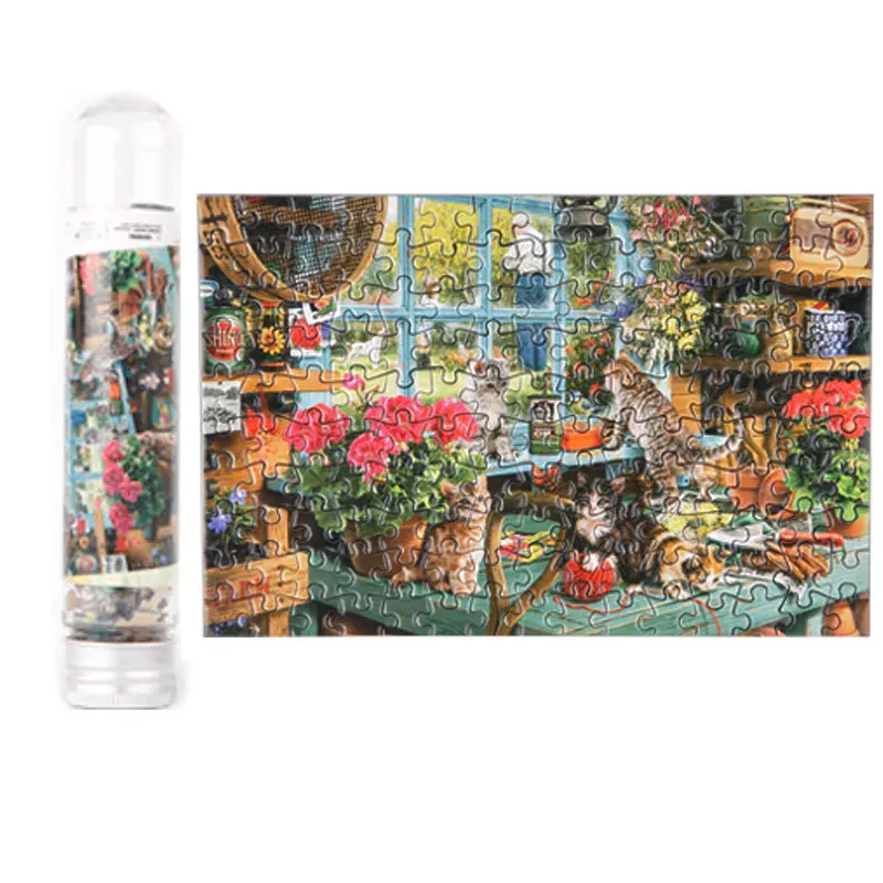 

Hot 150 Pieces MINI Jigsaw Puzzles Educational Toys Educational Puzzle Toy for Kids/Adults Christmas Halloween Gift