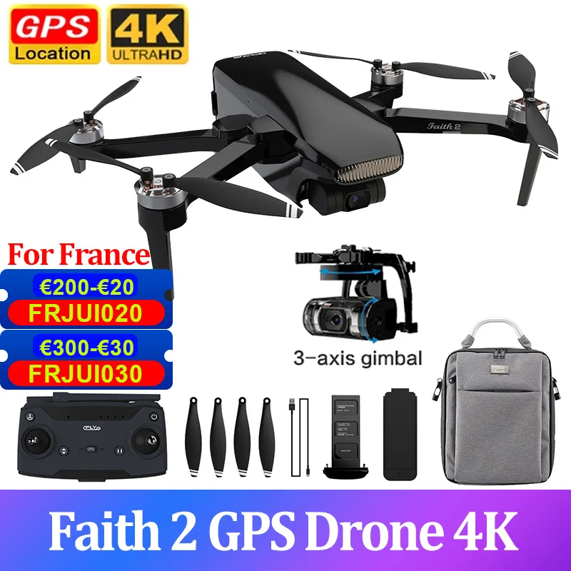 

Квадрокоптер Faith 2 с GPS-навигацией и камерой 4K