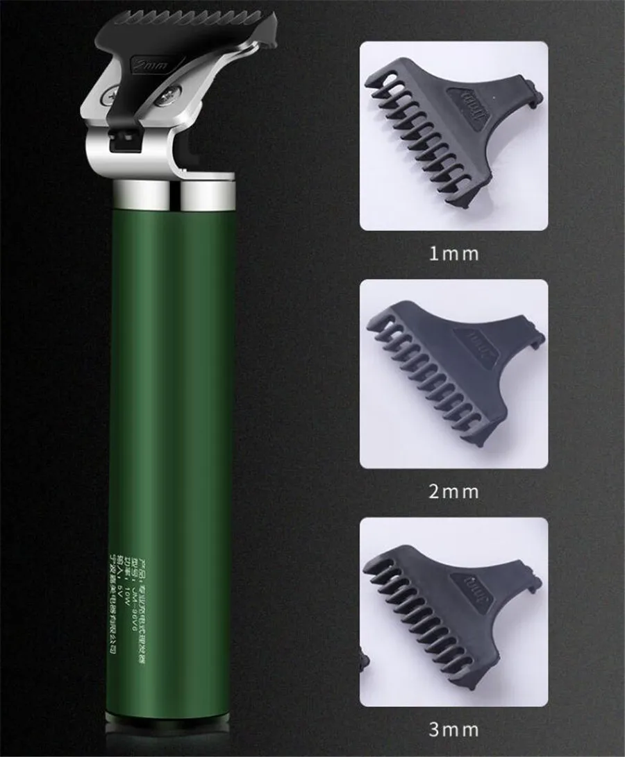 Закрытый режущий цифровой триммер для волос перезаряжаемая электрическая