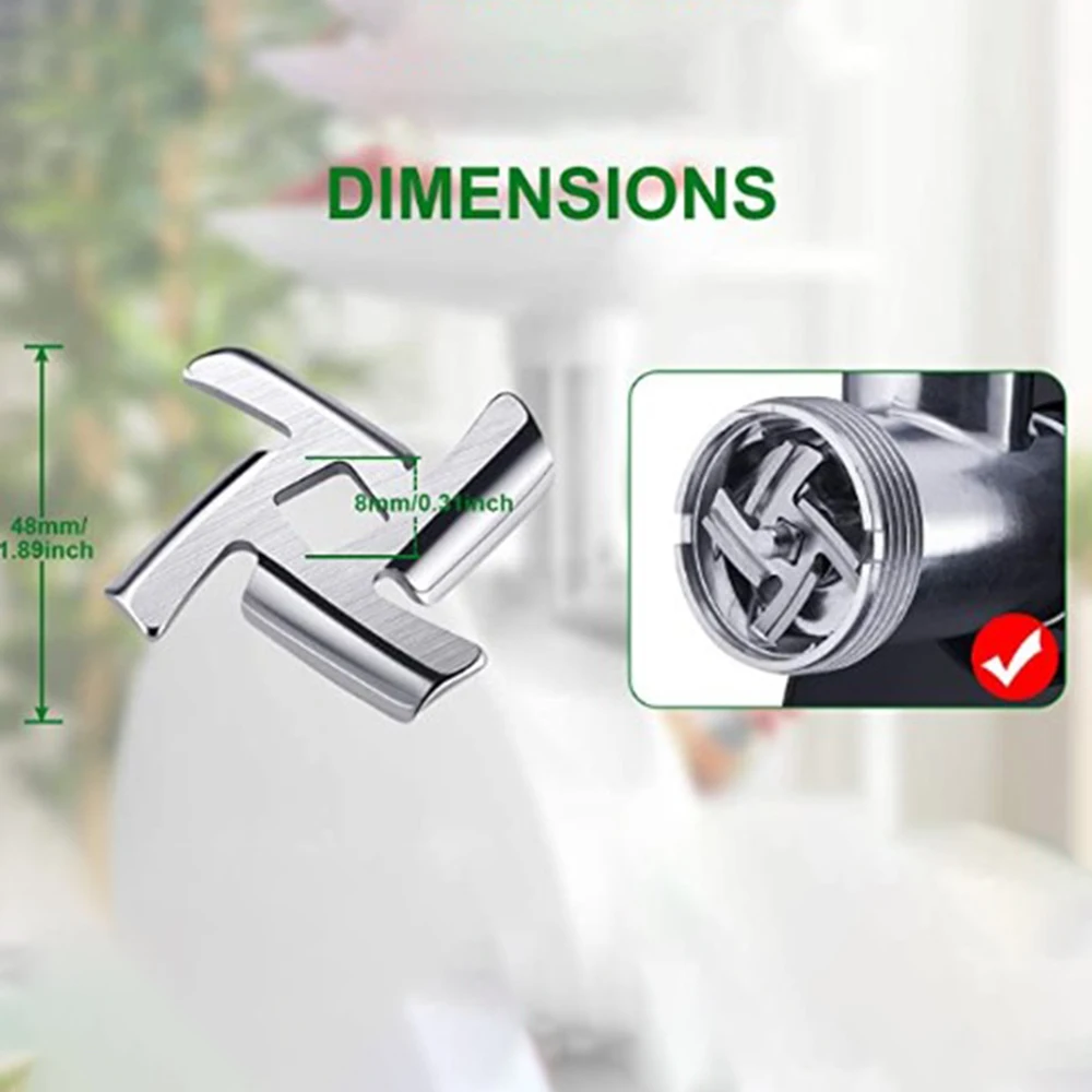 

Kitchen Meat grinder Tool Home 6pcs Mixer Plate Discs Food Accessories