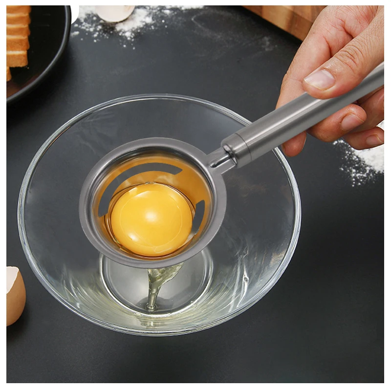 

1Pcs Egg White Yolk Separator Tool Food-grade Egg Baking Cooking Kitchen Tool Hand Egg Gadgets Tools Egg Divider Sieve Seperator