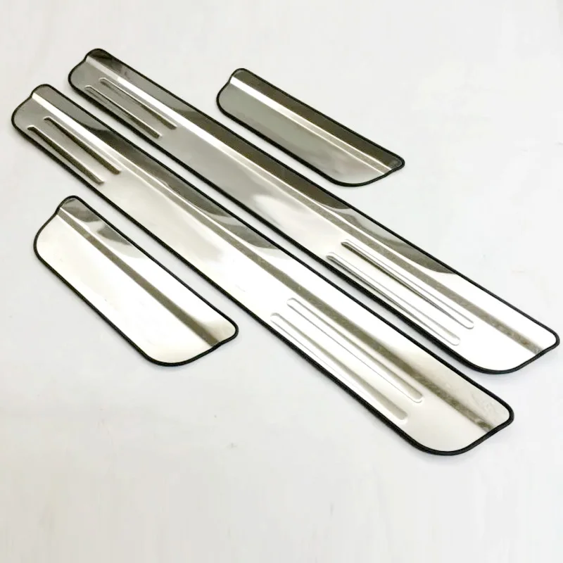 Высококачественная Накладка на порог из нержавеющей стали приветственная