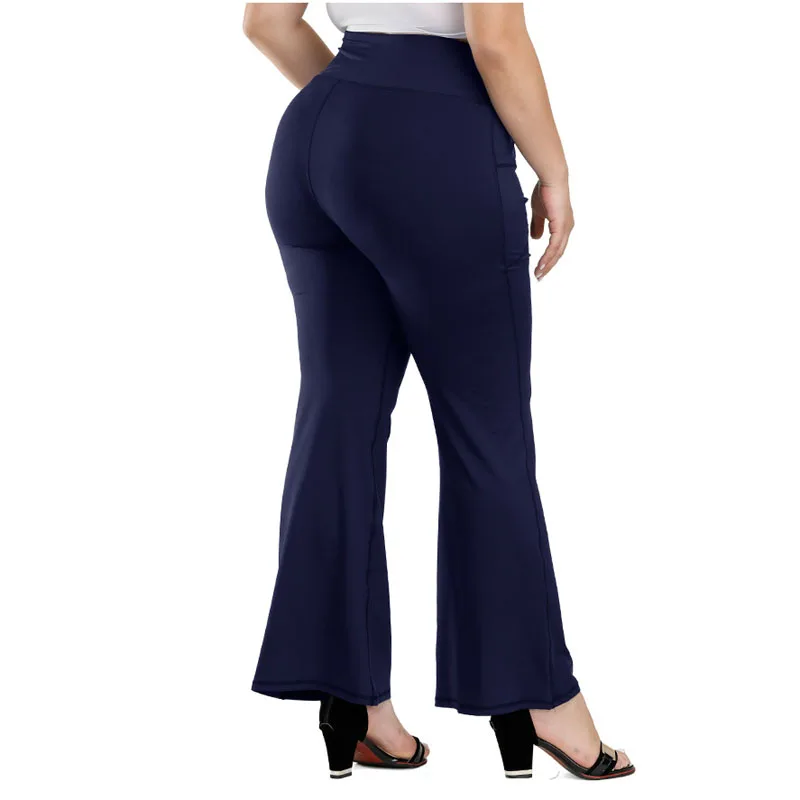 

Large Size Yoga Pants Women Spot fitness Leggings 4 plus L Elastic with pockets Workout Elastic Full length