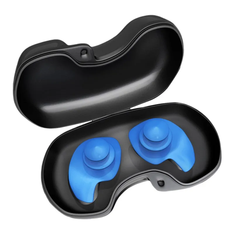 

1 Pairs Pack Waterproof Reusable Silicone Swimming Ear Plugs Swimming Earplugs For Swimming Showering Bathing Surfing