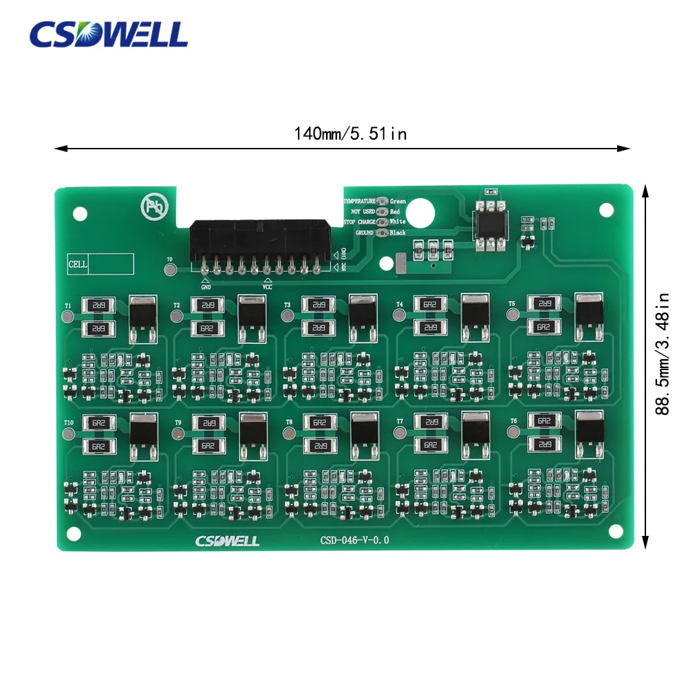 CSD-046 10S 650F 1200F 1500F 2000F 3000F 3400F Ultracapacitor Balancing Borad