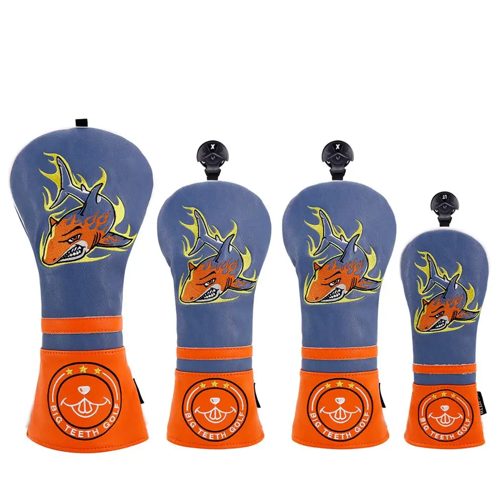 Чехлы для гольфа гибридные клюшки водителя Fairway Защитные чехлы клюшек акулы