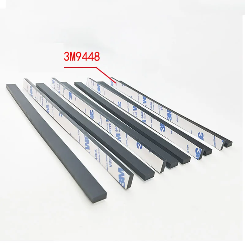 1 шт. 3 м Силиконовая Резиновая полоса самоклеящаяся уплотнительная прокладка