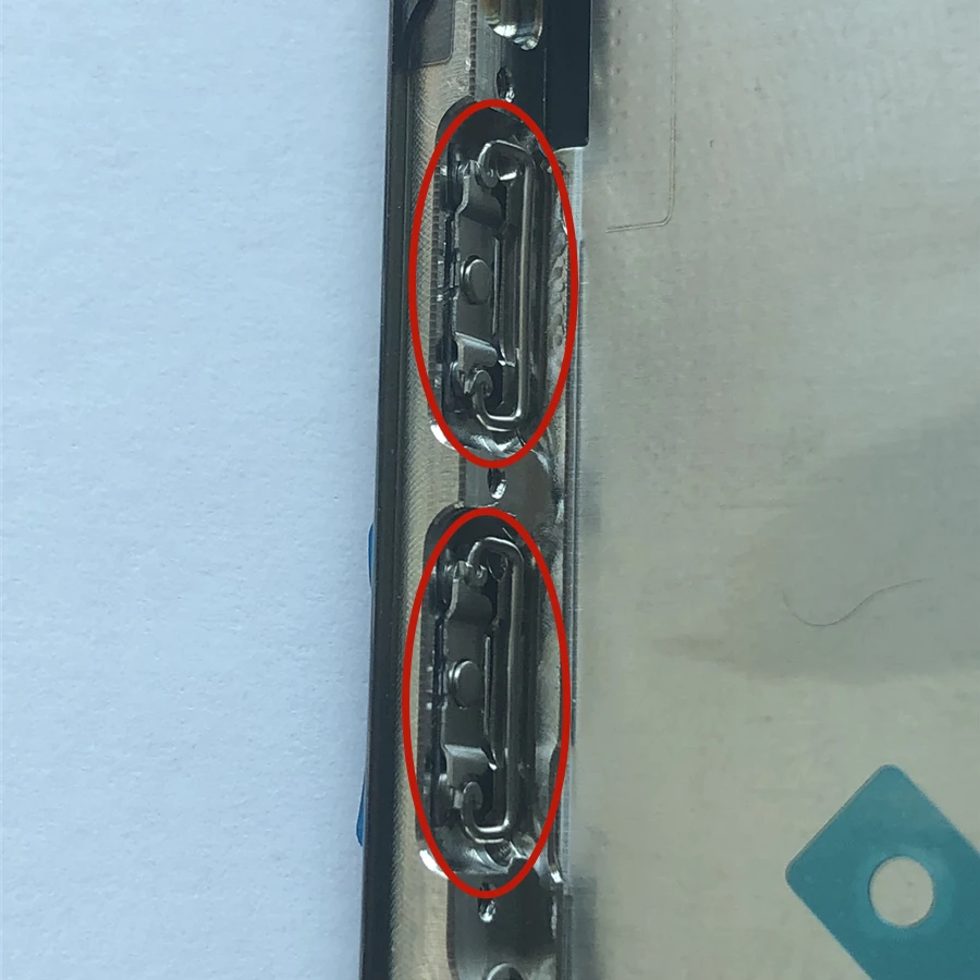 20 компл./лот оригинальных запасных частей для iPhone 7 8 Plus X Xs Xr Макс кнопка включения